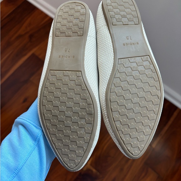 Birdies Blackbird Eggshell Cream Navy Ballet Flat Women's 7.5 - Picture 3 of 5